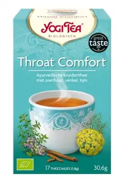 De Online Drogist Yogi tea throat comfort 17st aanbieding