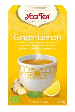 De Online Drogist Yogi tea ginger lemon 17st aanbieding