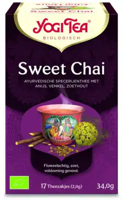 De Online Drogist Yogi tea sweet chai 17st aanbieding