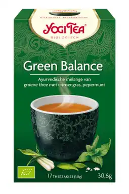 De Online Drogist Yogi tea green balance 17st aanbieding