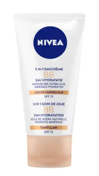 De Online Drogist Nivea essentials bb cream light spf 20 dagcrème 50ml aanbieding