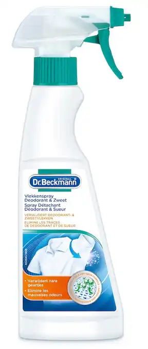 De Online Drogist Dr beckmann vlekkenspray deodorant & zweet 250ml aanbieding