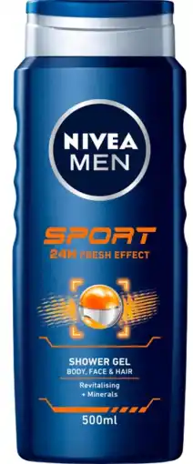 De Online Drogist Nivea men sport shower gel 500ml aanbieding
