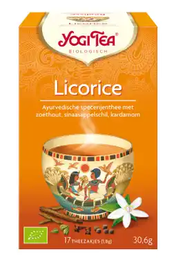 De Online Drogist Yogi tea licorice 17st aanbieding