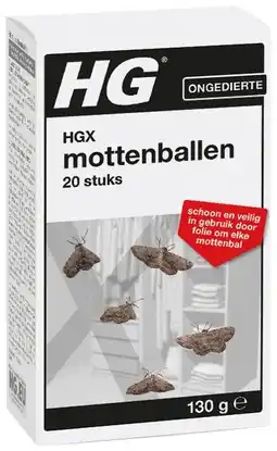 De Online Drogist Hg mottenballen 130gr aanbieding
