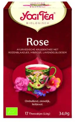 De Online Drogist Yogi tea rose 17st aanbieding