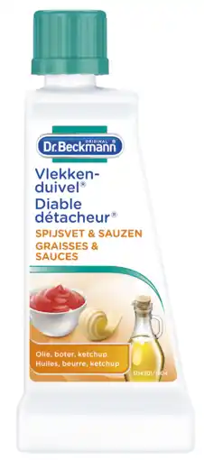 De Online Drogist Dr beckmann vlekkenduivel spijsvet & sauzen 50ml aanbieding