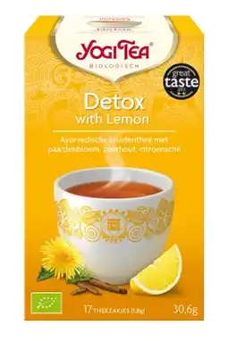 De Online Drogist Yogi tea detox met citroen 17st aanbieding