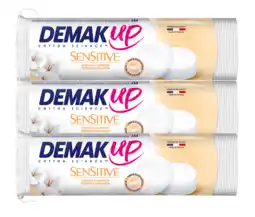 De Online Drogist Demak up wattenschijfjes sensitive trio pack 3x64st 192st aanbieding