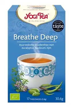 De Online Drogist Yogi tea breathe deep 17st aanbieding