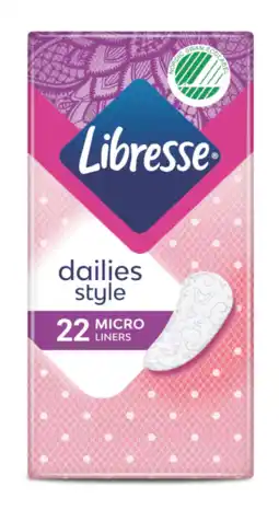 De Online Drogist Libresse micro inlegkruisjes 22st aanbieding