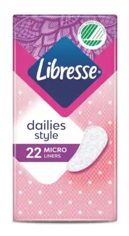 De Online Drogist Libresse micro inlegkruisjes 22st aanbieding