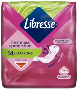 De Online Drogist Libresse ultra long maandverband 14st aanbieding