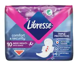 De Online Drogist Libresse maxi goodnight maandverband 10st aanbieding