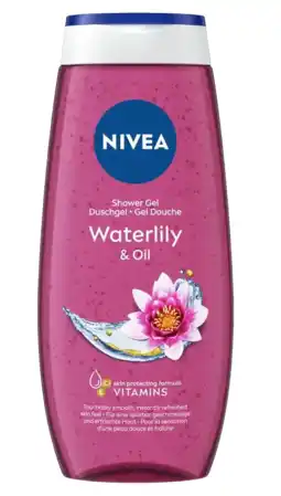 De Online Drogist Nivea waterlily & oil douchegel 250ml aanbieding