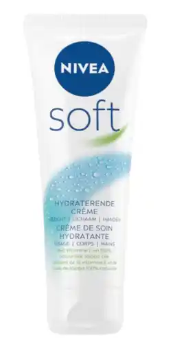 De Online Drogist Nivea soft hydraterende crème tube 75ml aanbieding