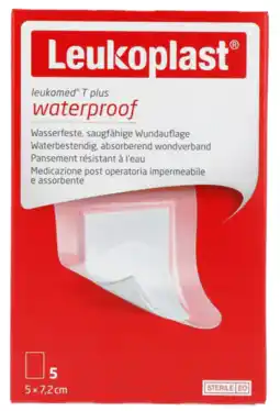 De Online Drogist Leukoplast leukomed t plus waterproof eilandpleister 5st aanbieding