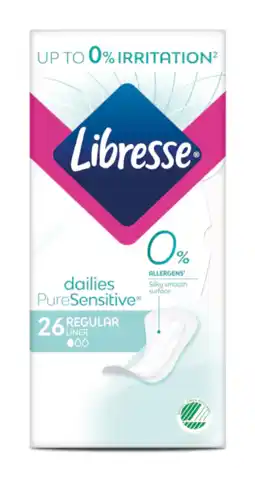De Online Drogist Libresse inlegkruisjes pure sensitive 26st aanbieding