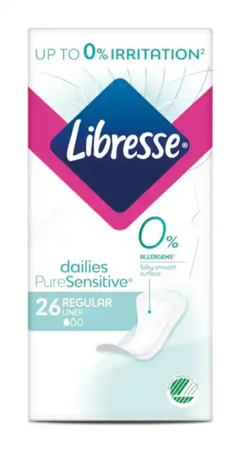 De Online Drogist Libresse inlegkruisjes pure sensitive 26st aanbieding