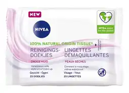 De Online Drogist Nivea reinigingsdoekjes droge huid 25st aanbieding