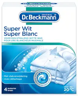 De Online Drogist Dr beckmann super wit 160gr aanbieding