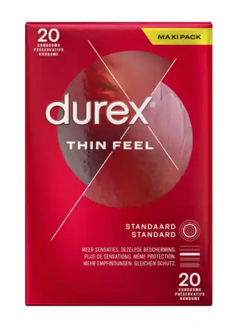 De Online Drogist Durex condoom feel thin 20st aanbieding