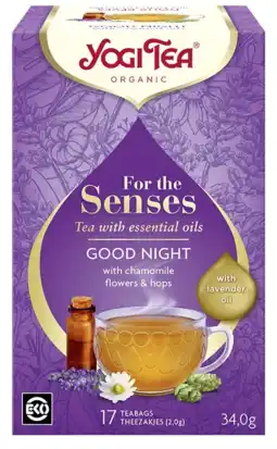 De Online Drogist Yogi tea good night kamille & lavendel 17st aanbieding