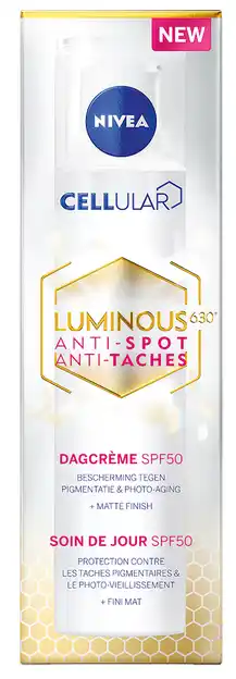 De Online Drogist Nivea cellular luminous anti-pigment fluid cream spf50 1st aanbieding