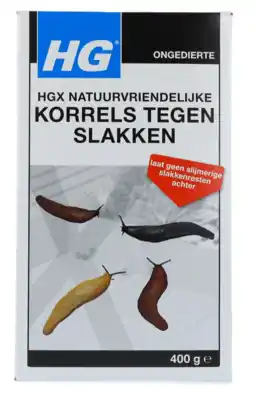 De Online Drogist Hg x natuurvriendelijke korrels tegen slakken 400gr aanbieding