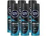 De Online Drogist Nivea men deep black carbon beat anti-transpirant spray voordeel 6x150ml aanbieding