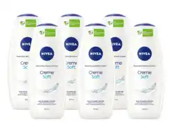 De Online Drogist Nivea crème soft shower cream multiverpakking 6x500ml aanbieding