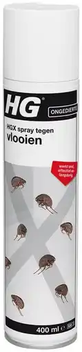 De Online Drogist Hg x spray tegen vlooien 400ml aanbieding