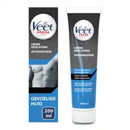 De Online Drogist Veet ontharingscreme man gevoelige huid 200ml aanbieding