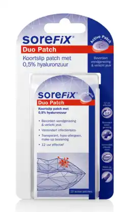 De Online Drogist Sorefix koortslip duo patch 15st aanbieding