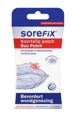De Online Drogist Sorefix koortslip duo patch 15st aanbieding