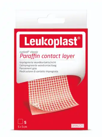 De Online Drogist Leukoplast cuticell classic kompres met paraffine 5st aanbieding