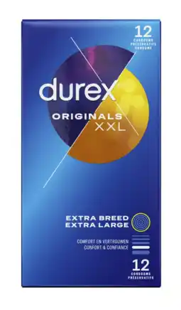 De Online Drogist Durex originals xxl condooms 12st aanbieding