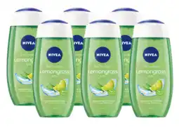 De Online Drogist Nivea lemongrass & oil douchegel voordeelverpakking 6x250ml aanbieding