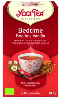 De Online Drogist Yogi tea bedtime rooibos vanilla 17st aanbieding