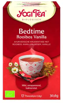De Online Drogist Yogi tea bedtime rooibos vanilla 17st aanbieding