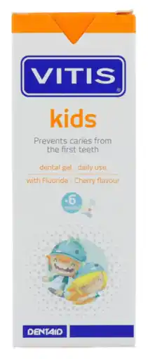De Online Drogist Vitis kids dental gel 2+ 1st aanbieding