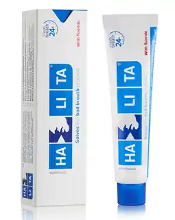 De Online Drogist Halita tandpasta fluoride 75ml aanbieding