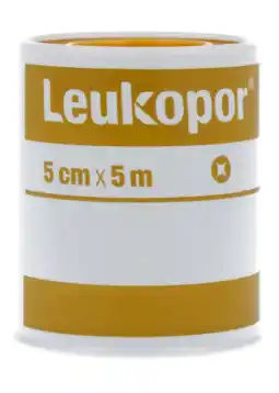 De Online Drogist Leukoplast leukopor 5cm x 5m 1st aanbieding