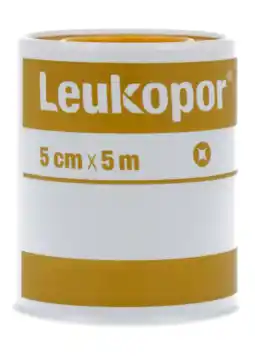 De Online Drogist Leukoplast leukopor 5cm x 5m 1st aanbieding
