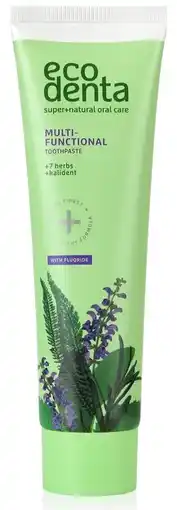 De Online Drogist Ecodenta tandpasta multifunctional 7 kruiden 100ml aanbieding