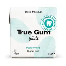 De Online Drogist True gum white peppermint 21gr aanbieding