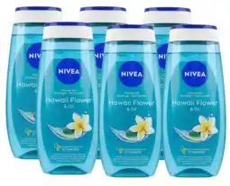 De Online Drogist Nivea hawaii flower & oil douchegel voordeelverpakking 6x250ml aanbieding