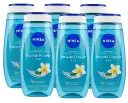 De Online Drogist Nivea hawaii flower & oil douchegel voordeelverpakking 6x250ml aanbieding