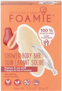 De Online Drogist Foamie bodybar 2in1 papaya & havermelk 80gr aanbieding