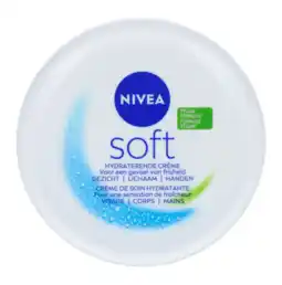 De Online Drogist Nivea soft hydraterende crème 200ml aanbieding